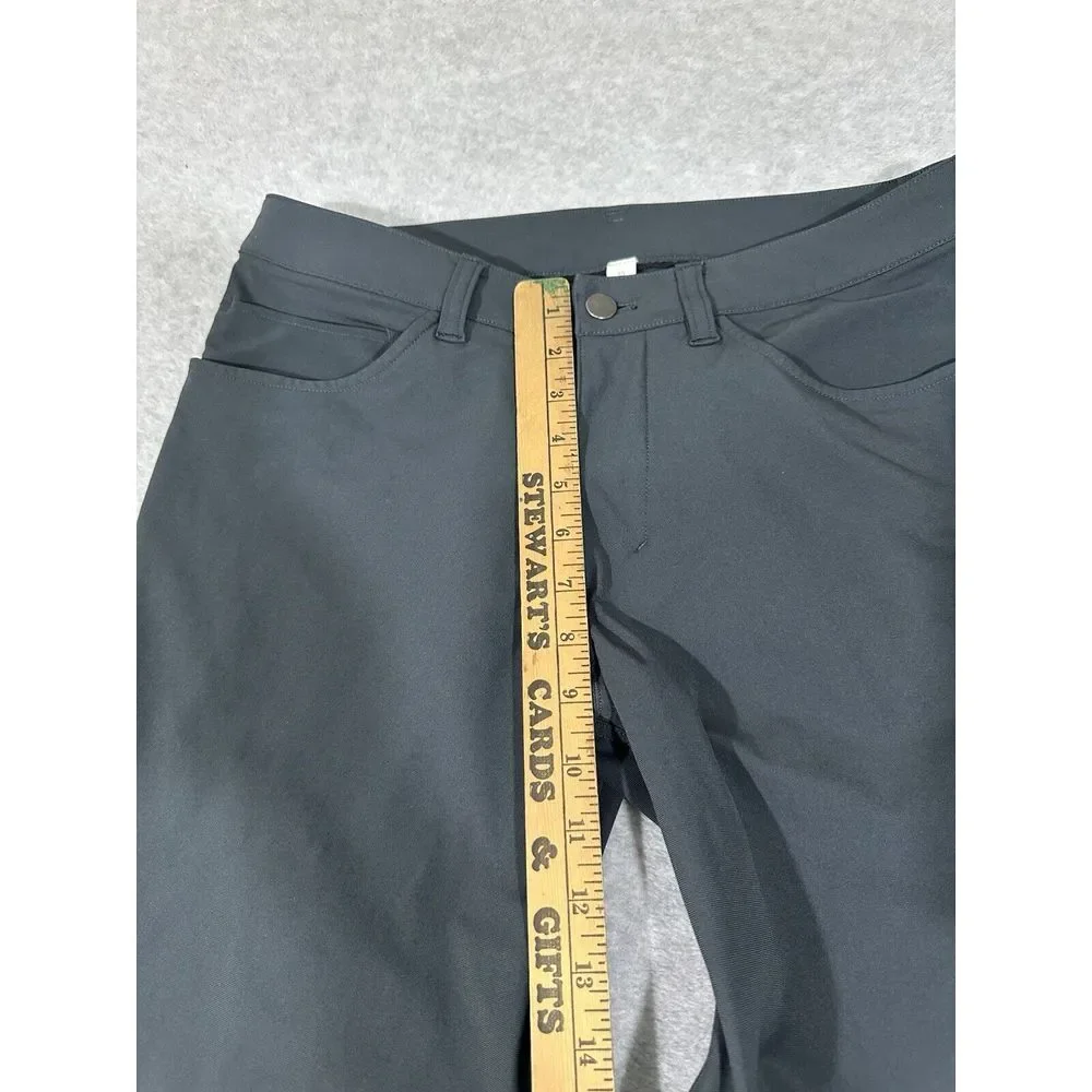 Lululemon Pants Mens 30 X 30 ABC 5 Pocket Dark Grey Flat‎ Front Light Weight